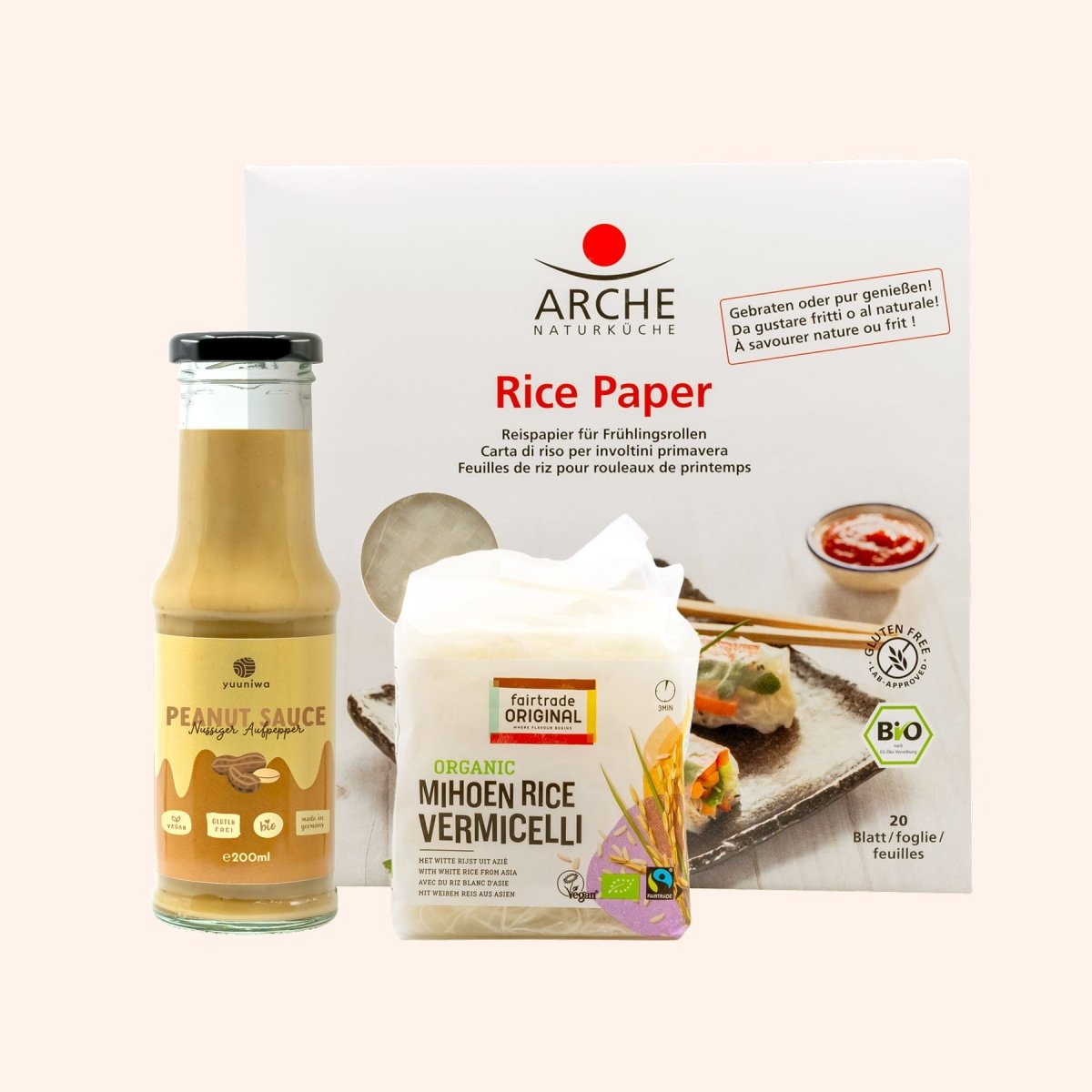 Gourmet Box Sommerrollen Erdnuss