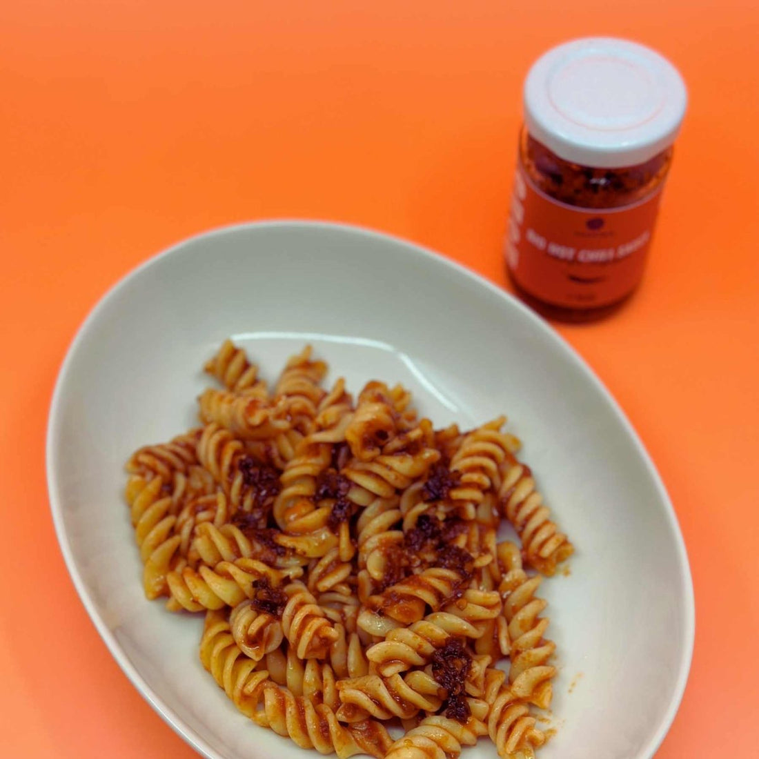 Chili trifft auf Pasta mit Tomaten