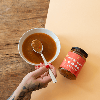 Sauer-Scharf Suppe